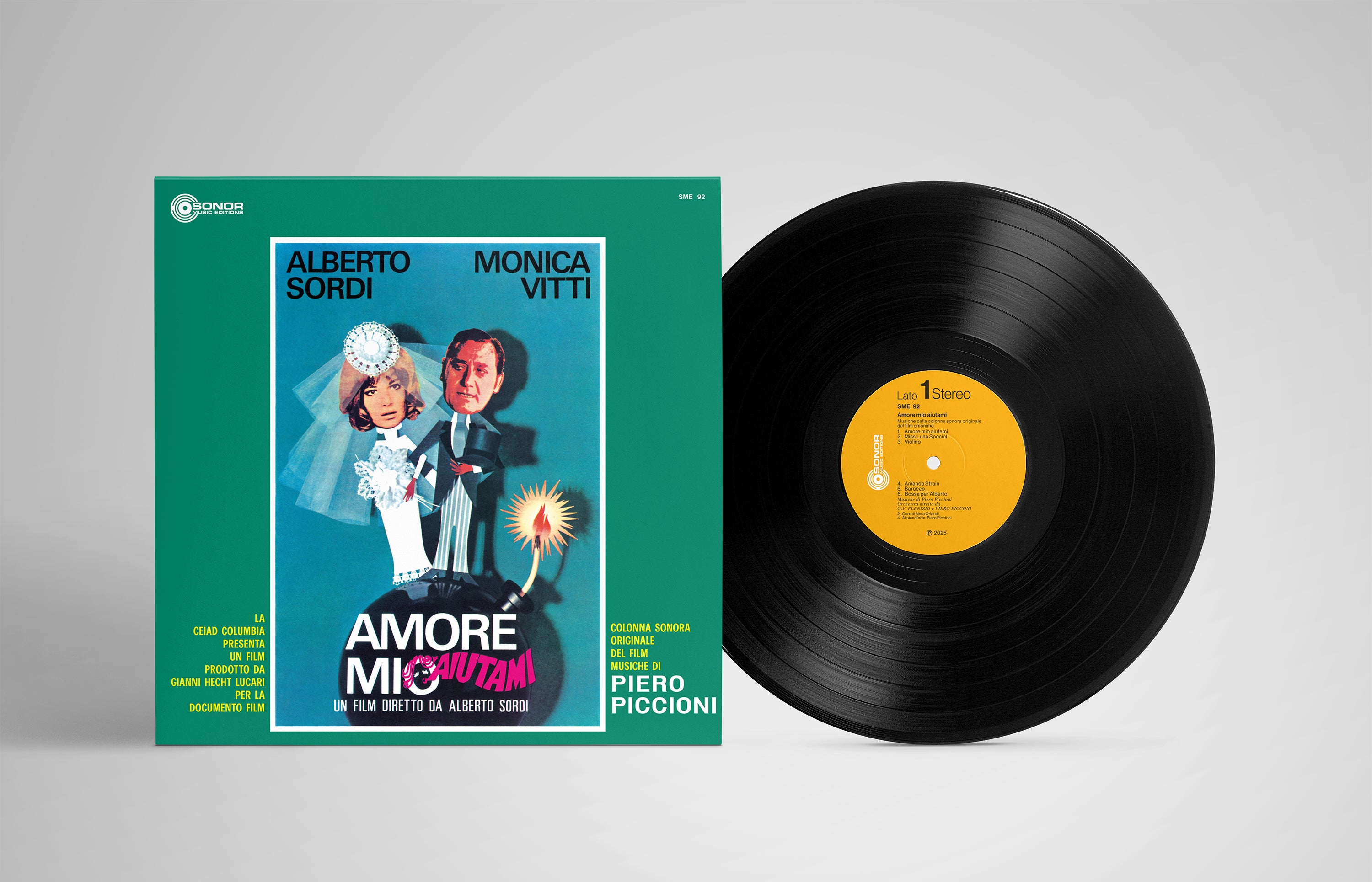 Piero Piccioni - AMORE MIO AIUTAMI OST LP – Sonor Music Editions